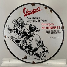 Plaque émaillée Piaggio