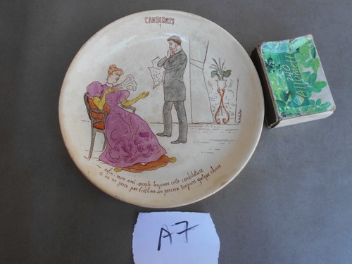Ancienne assiette parlante - a7.,
