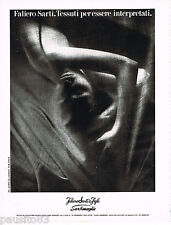 PUBLICITE ADVERTISING 055  1988  FALIERO  SARTI   textile manufacture