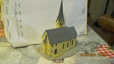 modélisme ferroviaire échelle ho, bâtiments, décor : maquette d' église