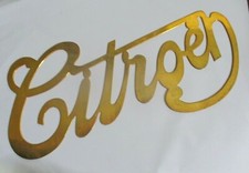 Citroen lettrage insigne