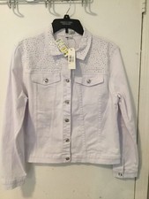 NWT WOMENS XL STUDDED BUTTON