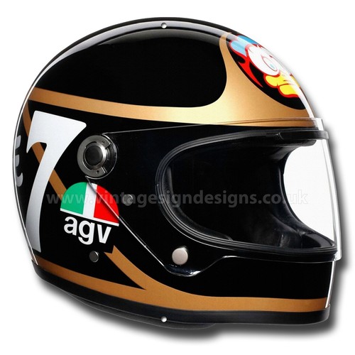 Barry sheene casque machine - sheene,
