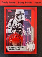 Capitaine Phasma 38 Carte TOPPS Star Wars Les derniers Jedi 2017 FRANCAIS