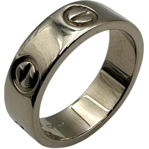 Bague cartier love blanc 18 - love, or