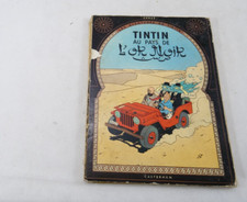 BD TINTIN au Pays de l'or noir