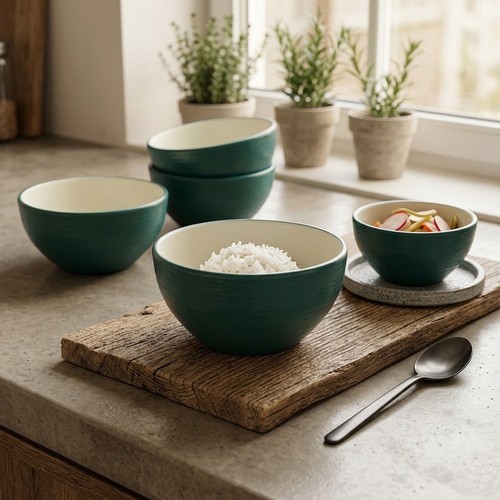 Bols service riz et - service, à