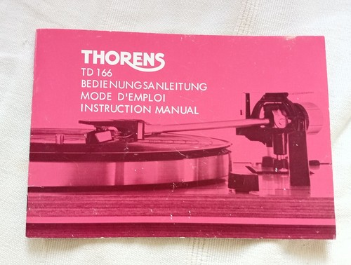 Notice thorens 166 - thorens,
