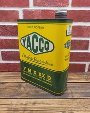Bidon huile YACCO ancien –