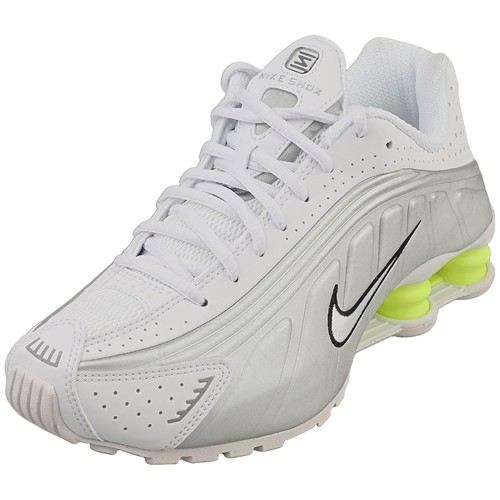 Nike shox blanche argent - r4,