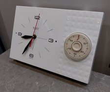 Ancienne HORLOGE MURALE de cuisine allemande WEIMAR du milieu du siècle