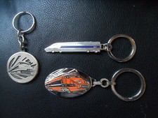 LOT Porte-clé  ORIGINAL SNCF TRAIN TGV 150 + 1 train la vie du rail