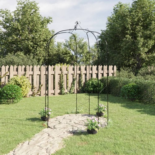 Arche jardin noir ø180x255 - arche,