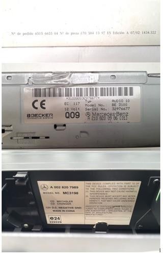 A2108200986 chargeur cd - chargeur,