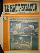 Revue LE HAUT PARLEUR N°880 du 19 10 1950 Radiodiffusion norvégienne 