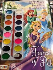 disney princess Ultimate Paint Box Book To Color Fairest Of All By Bendon 