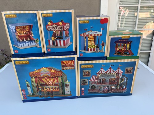 Lemax carnival village - carnival,