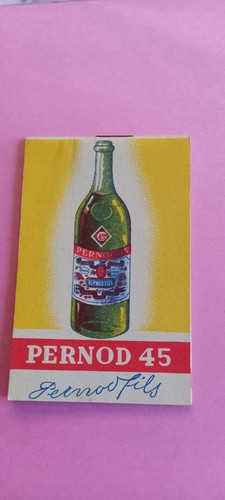 Carnet publicitaire pernod - carnet,