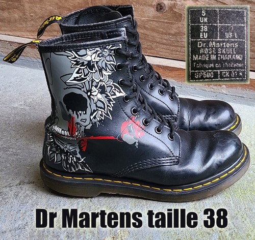 Martens rose skull taille - dr,