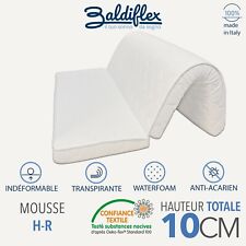 MATELAS PLIANT MOUSSE ORTHOPÉDIQUE TISSU EXTÉRIEUR POLICOTON HAUTEUR 10 CM BRIO