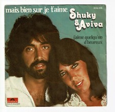 SHUKY & AVIVA Vinyle 45T 7" SP MAIS BIEN SUR JE T'AIME -POLYDOR 2056598 F Rèduit