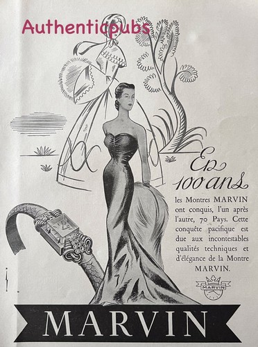 Publicite marvin montre - marvin, pour