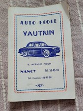 ANCIEN LIVRE AUTO ECOLE AUTO