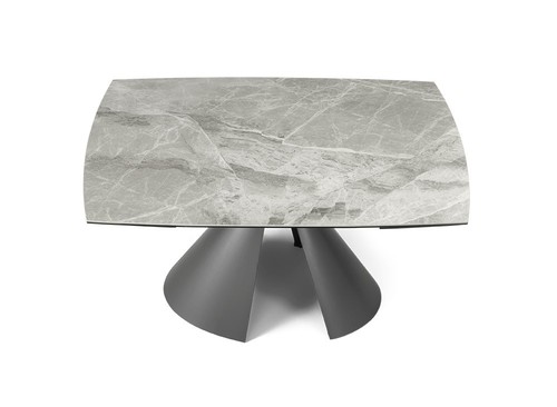Table effet marbre gris - table,