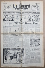 Le CANARD ENCHAINE numéro