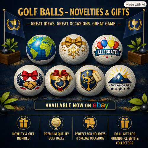 Golf balls novelties gifts - balls,