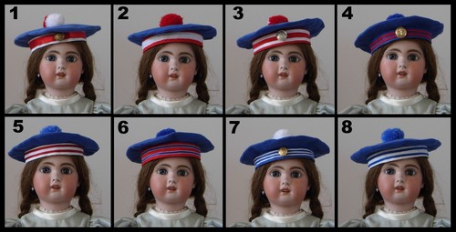 Chapeau béret poupée - , jumeau