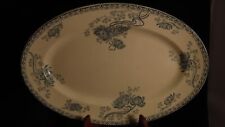 Plat ovale en faience de