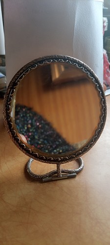 Miroir ancien table laiton - ancien, de