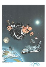 EX-LIBRIS AGENT 212 NUMEROTE ET SIGNE PAR KOX NEUF