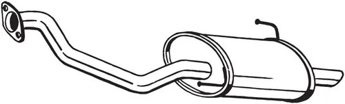 Silencieux final 145 - -327, bosal