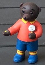 Figurine Petit Ours Brun Avec une Sucette, Bayard Presse 2006