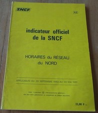 RARE SNCF - INDICATEUR OFFICEL