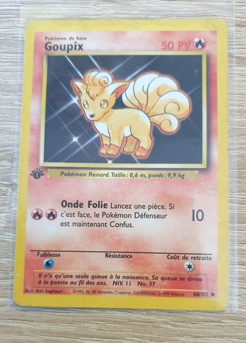 Carte pokemon goupix - pokemon,