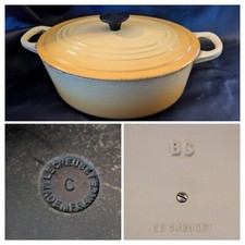 Vintage Le Creuset Jaune C