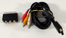 Playstation PS1 PS2 PS3 Cable AV Audio Video et Adaptateur Peritel VMC 91