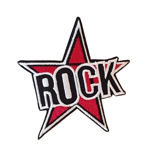 Patch écusson let rock - patch, let's