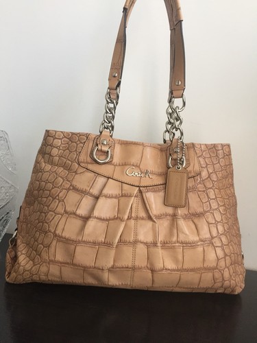 Sac coach beige - sac, en