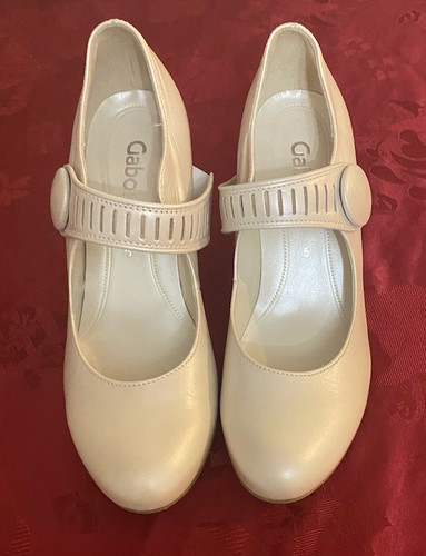 Chaussures gabor cuir blanc - gabor,