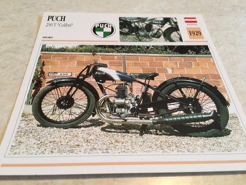 Carte moto puch - t, colibri