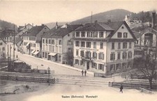 Schweiz - BADEN (AG) Vorstadt - Gasthof u. Brauerei z. Falken - Verlag Th. Zingg