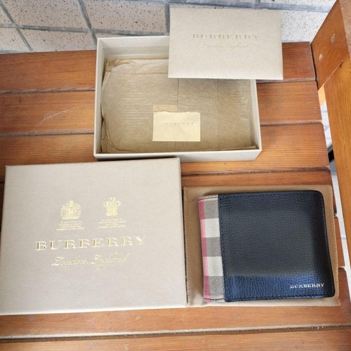 Portefeuille burberry cuir - portefeuille,