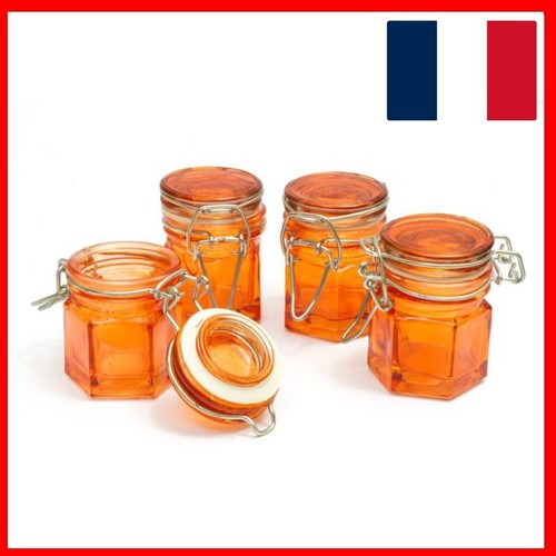 Mini bocaux verre avec joins - 4,