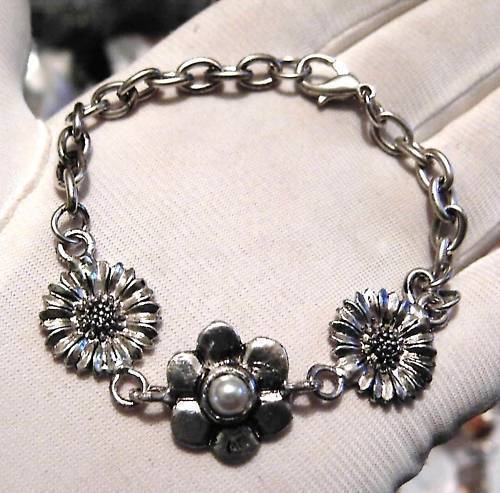 Bracelet couleur argent deco - bracelet,