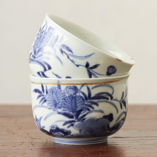 Lot deux tasses sencha - lot,