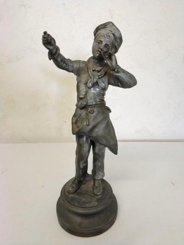 Ancienne statuette signée - ancienne,